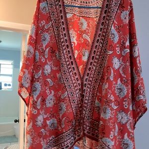 Womens plus size kimono
